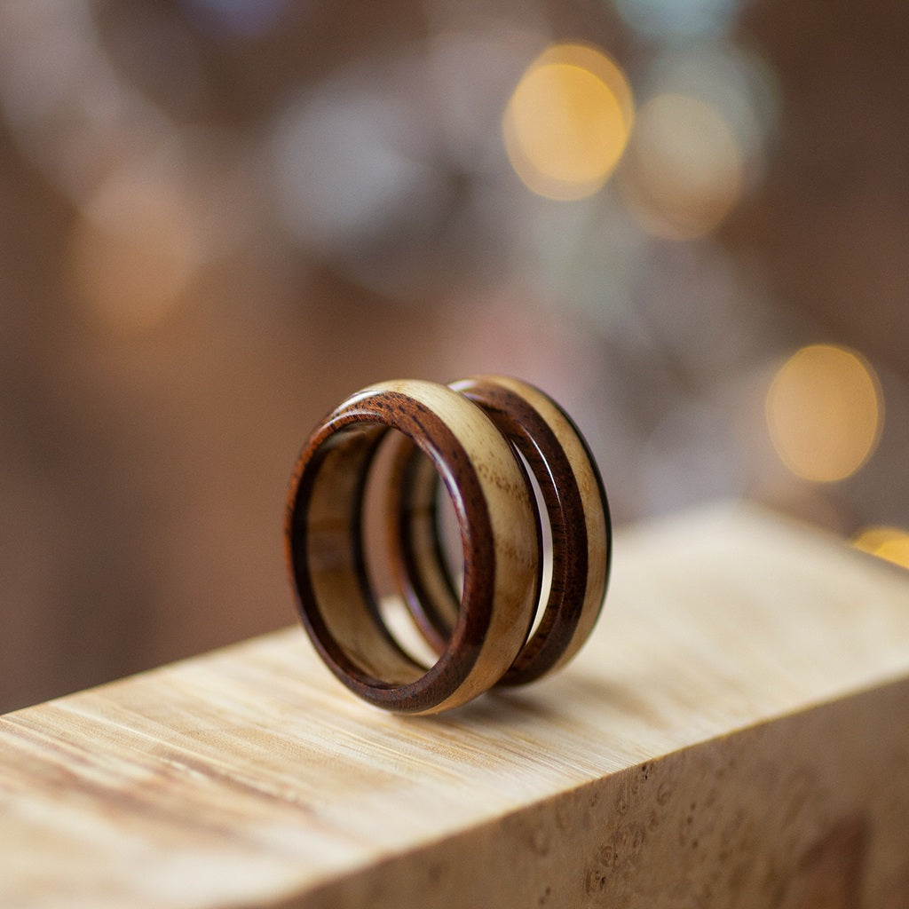 Two Wood Types Ring