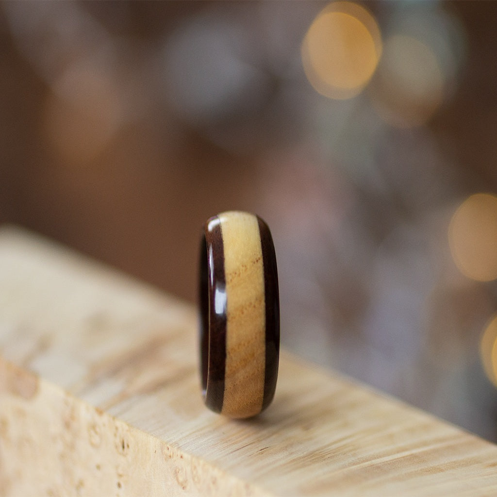 Two Wood Types Ring