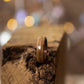 Ash Wood Ring With Copper Inlay