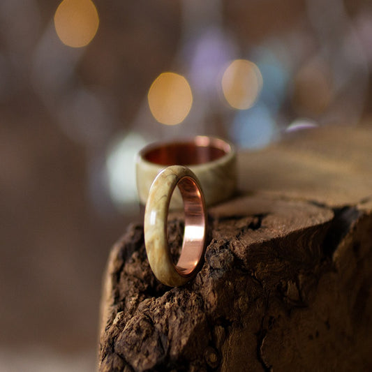 Oak Rings For Couple