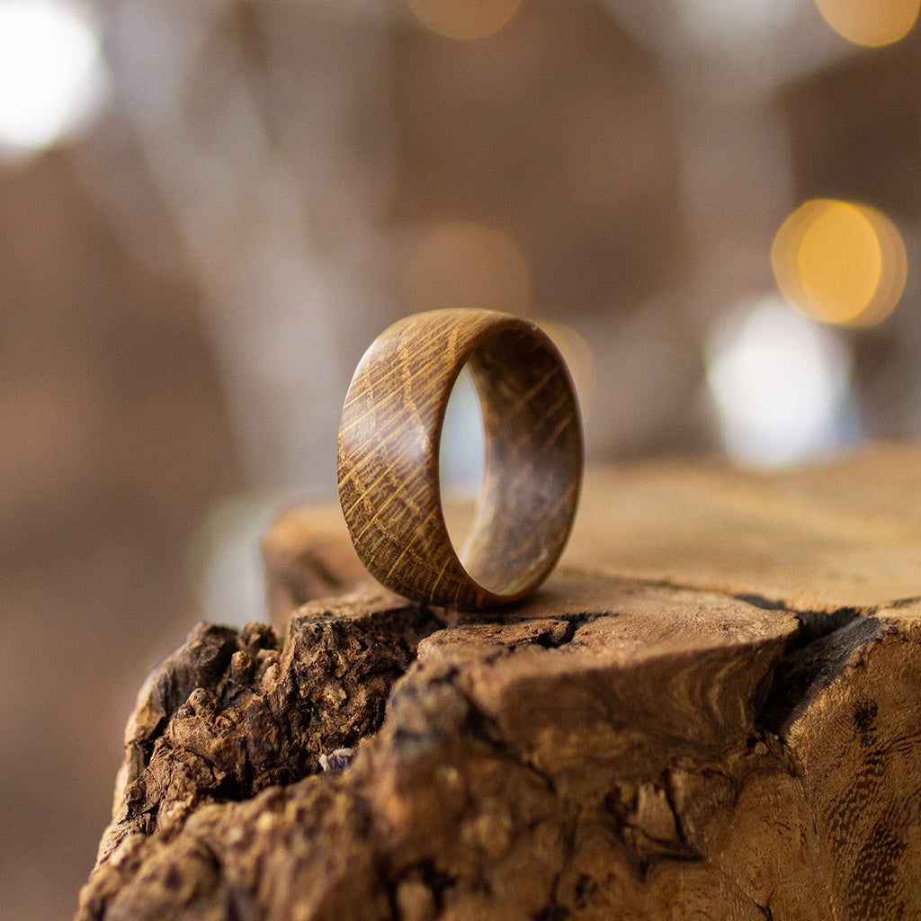 Handmade Oak Wood Ring